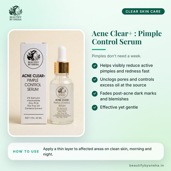 ACNE CLEAR+ : PIMPLE CONTROL SERUM
