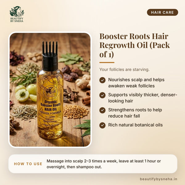 Booster Roots Hair Regrowth Oil (Pack of 1)