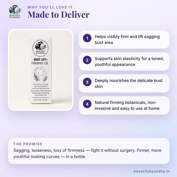 BUST LIFT+ FOR ANTI AGING AND BUST TIGHTENING