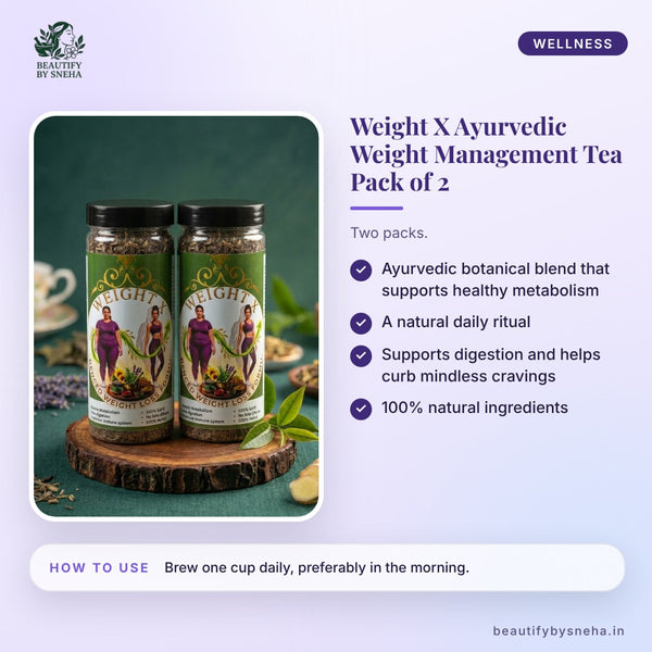 Weight X Ayurvedic Weight Management Tea Pack of 2