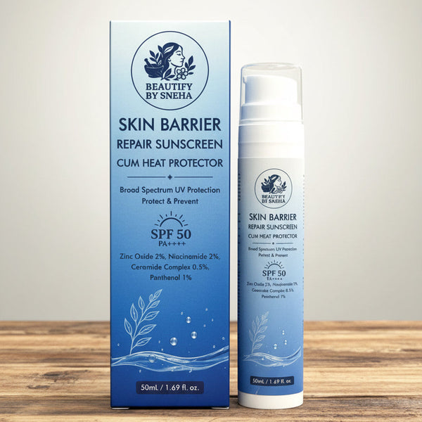 SKIN BARRIER REPAIR SUNSCREEN CUM HEAT PROTECTOR