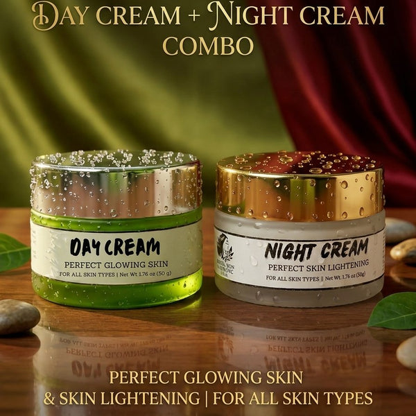 The Ultimate 24/7 Radiance Duo: Brightening Day & Night Cream Combo