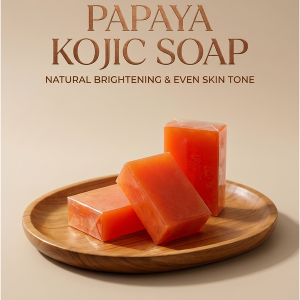 Papaya Kojic Soap for Skin Brightening Pack of 3
