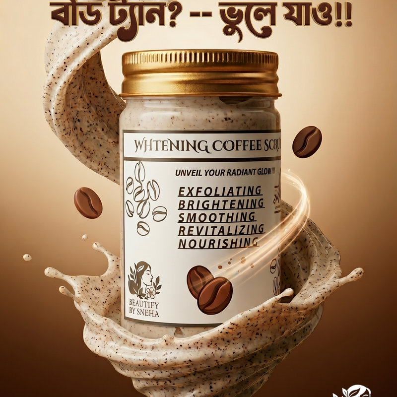 Tan Removal & Brightening Coffee Scrub