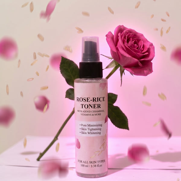 Pore Minimising Rose-Rice Toner with added Ceramides