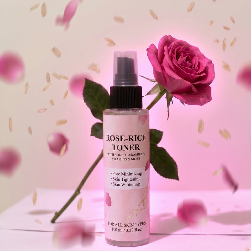 Pore Minimising Rose-Rice Toner with added Ceramides