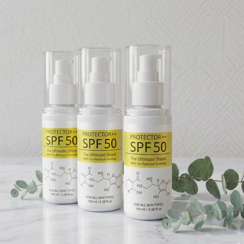 PROTECTOR++ SUNSCREEN WITH ADDED TAN REMOVAL FORMULA FOR ULTIMATE PROTECTION PACK OF 3