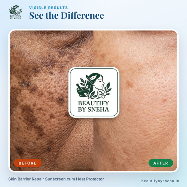 SKIN BARRIER REPAIR SUNSCREEN CUM HEAT PROTECTOR